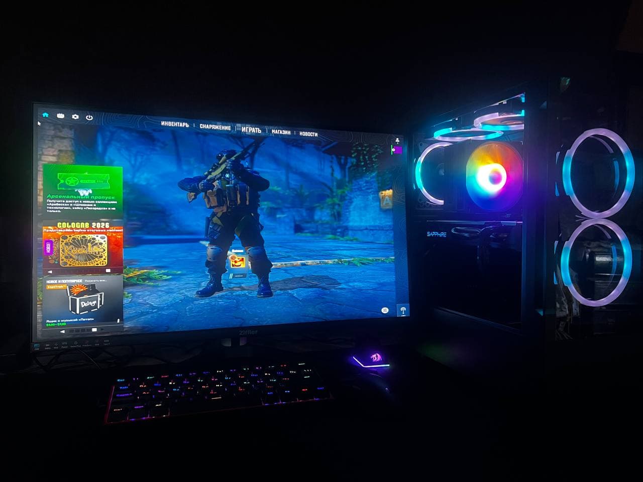 Игровой ПК на i5-9400F и RX 580 с ASUS ROG Strix — фото 8